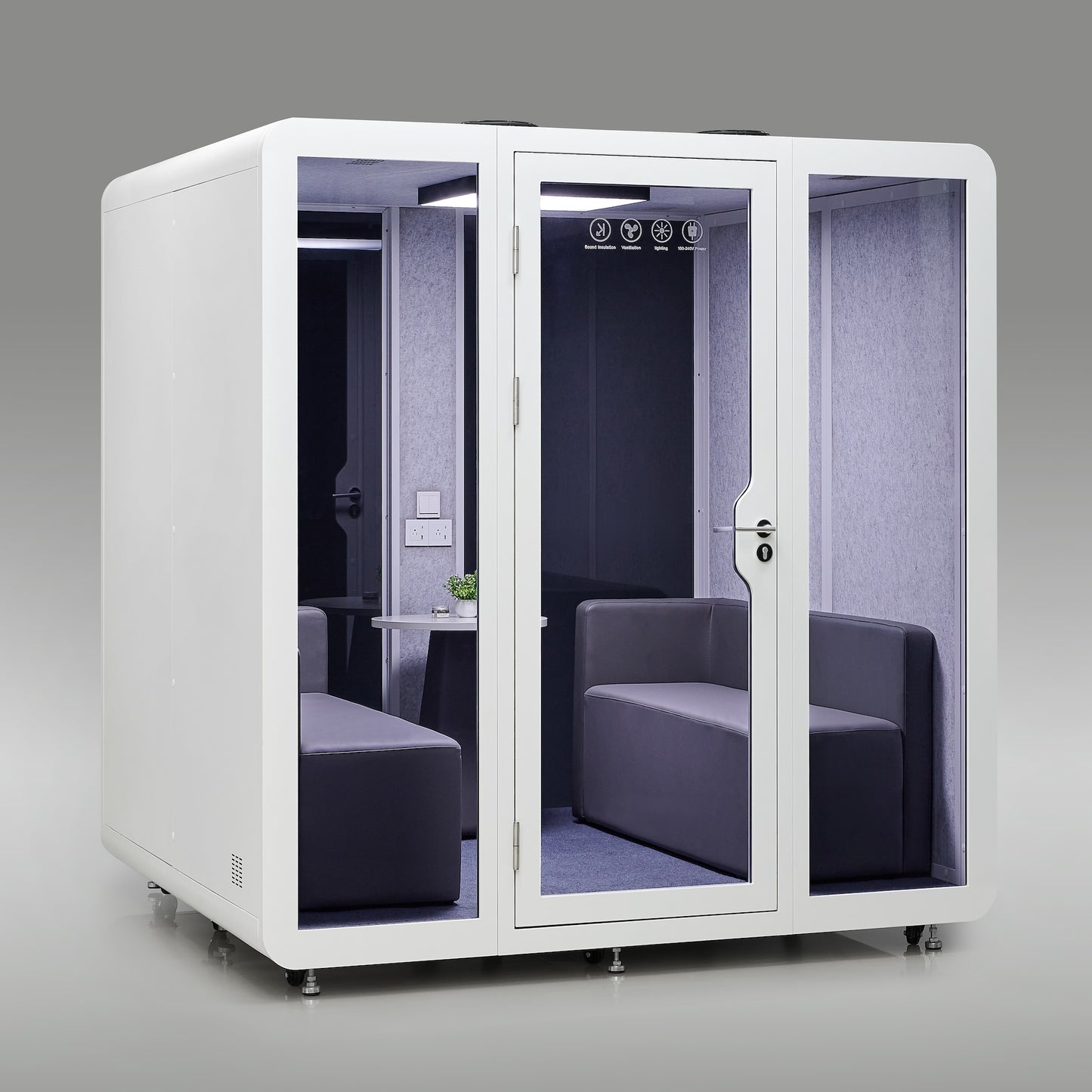 StreamingPods Trenta Office Sound Pod Meeting Booth - 6-8 Person Size