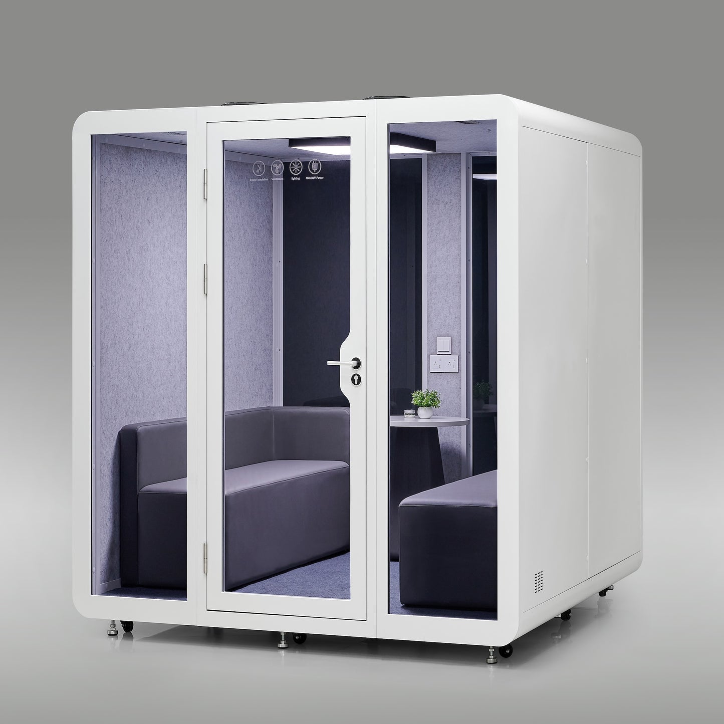 StreamingPods Trenta Office Sound Pod Meeting Booth - 6-8 Person Size