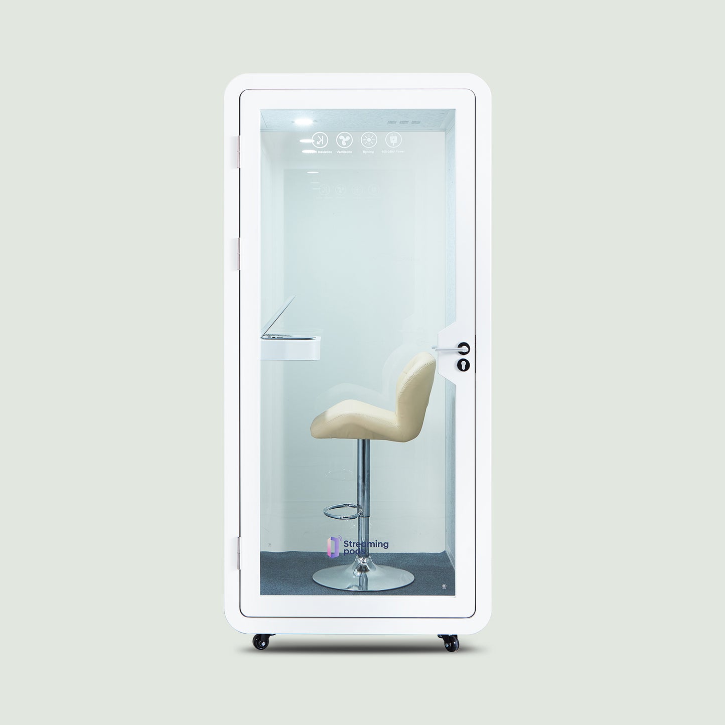 StreamingPods Compact Office Sound Pod - Single Person