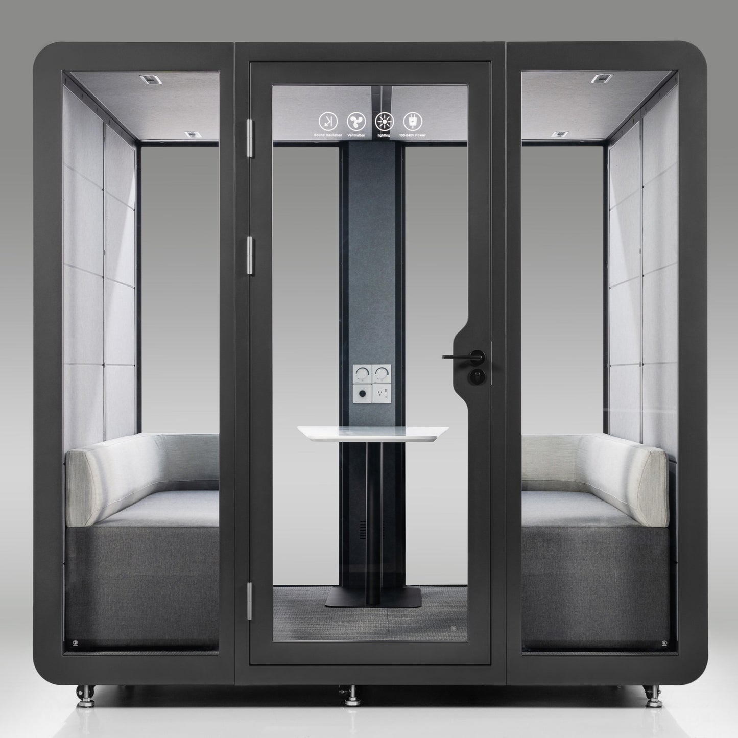 8 Person Office Pod for Team Meetings & Collaborative Workspaces | Trenta