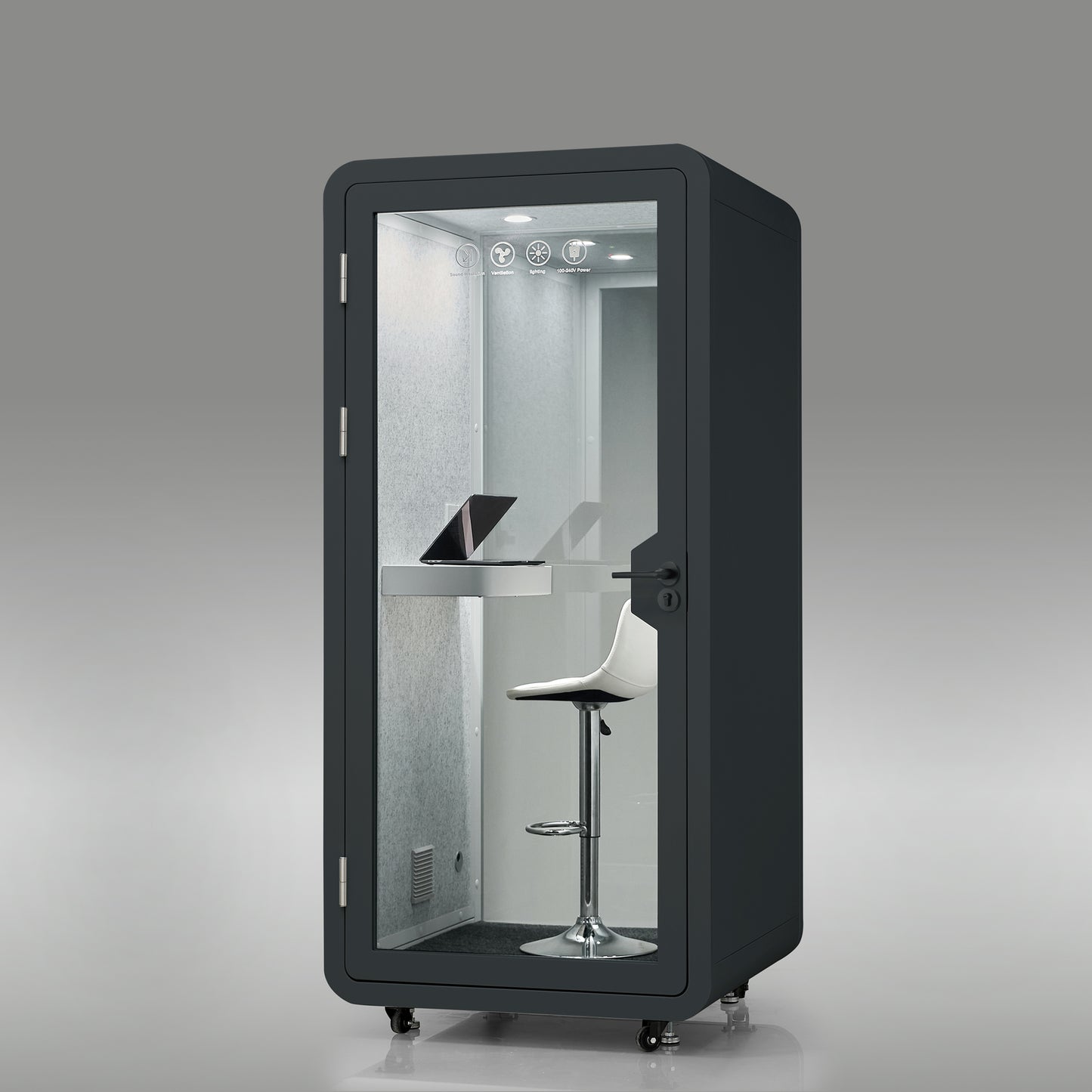 StreamingPods Compact Office Sound Pod Modular Meeting - 1 Person