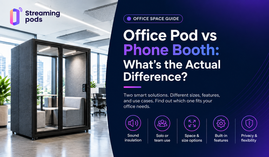 Office Pod vs Phone Booth: What's the Actual Difference?