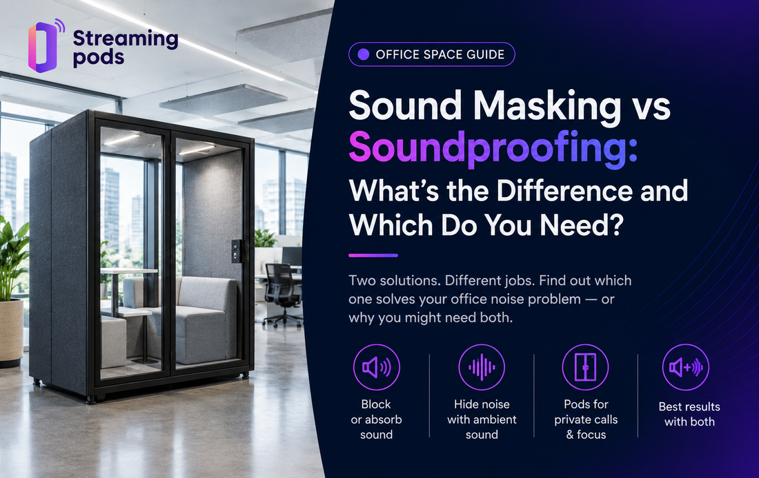 Sound Masking vs Soundproofing: What's the Difference and Which Do You Need?