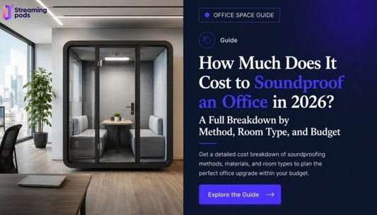 How Much Does It Cost to Soundproof an Office in 2026? A Full Breakdown by Method, Room Type, and Budget