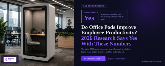Do Office Pods Improve Employee Productivity? 2026 Research Says Yes — With These Numbers