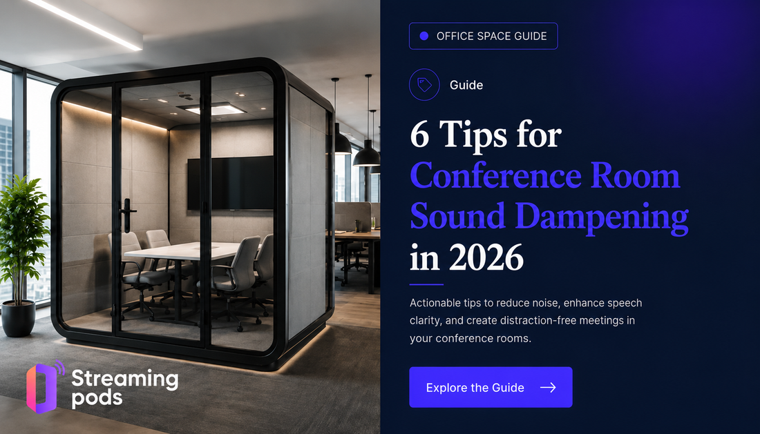 6 Tips for Conference Room Sound Dampening in 2026 (Plus the Option Most Guides Skip)