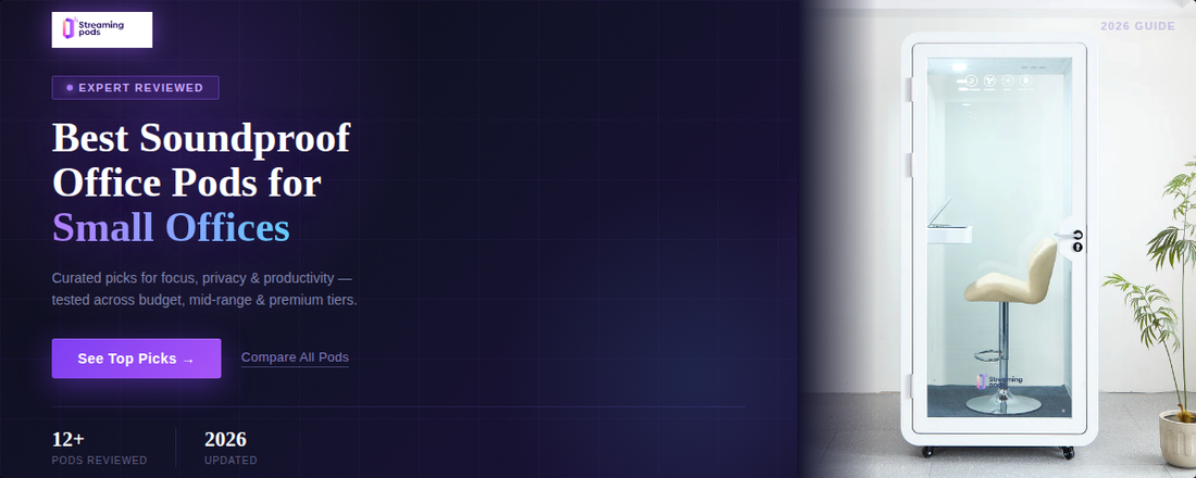 Best Soundproof Office Pods For Small Offices (2026)