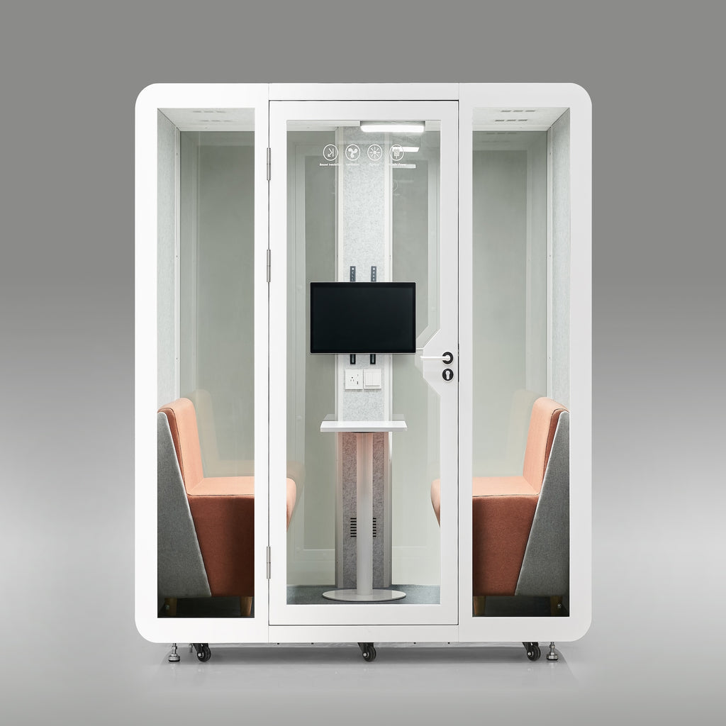 StreamingPods Venti Office Sound Pod Modular Meeting Booth - 4-6 Person Size