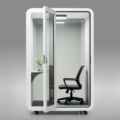 StreamingPods Tall Office Sound Pod Modular Meeting Booth - Large Single Person