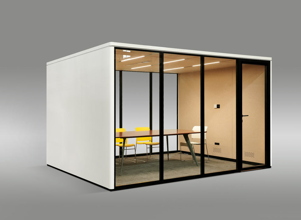 Large Modular Meeting Room Pod | Room 4m x 4m – StreamingPods