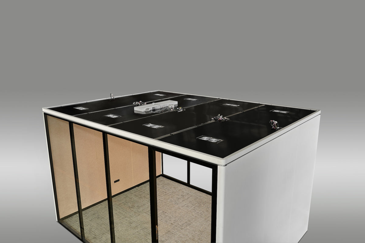 Large Modular Meeting Room Pod | Room 4m x 4m – StreamingPods