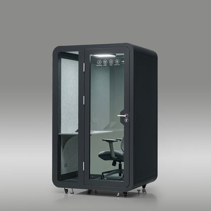 StreamingPods Tall Office Sound Pod Modular Meeting Booth - Large Single Person