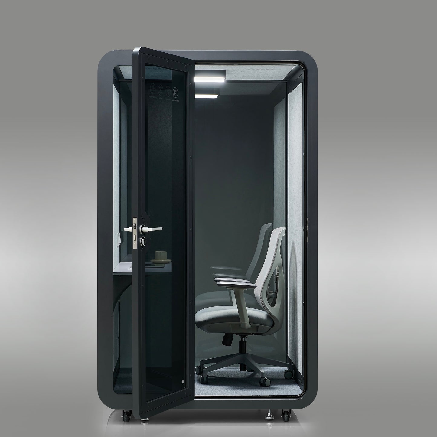 StreamingPods Tall Office Sound Pod Modular Meeting Booth - Large Single Person