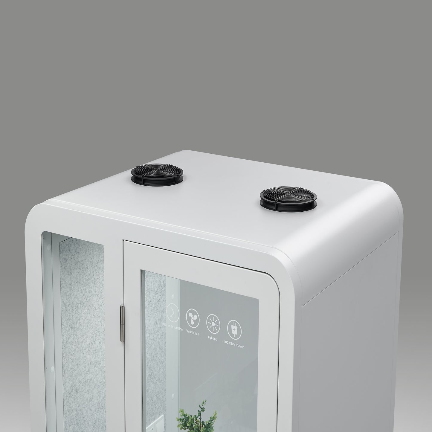 StreamingPods Tall Office Sound Pod Modular Meeting Booth - Large Single Person