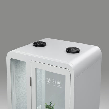 StreamingPods Tall Office Sound Pod Modular Meeting Booth - Large Single Person