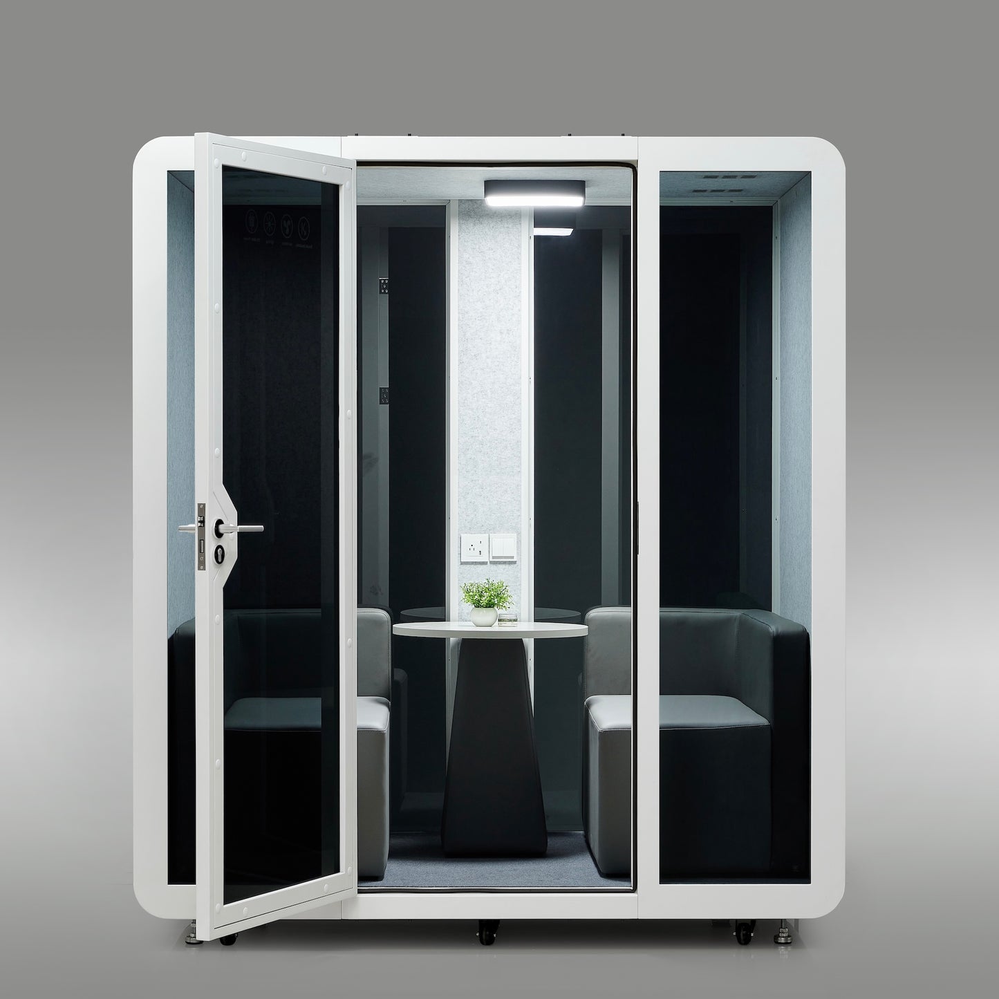 StreamingPods Venti Office Sound Pod Modular Meeting Booth - 4-6 Person Size