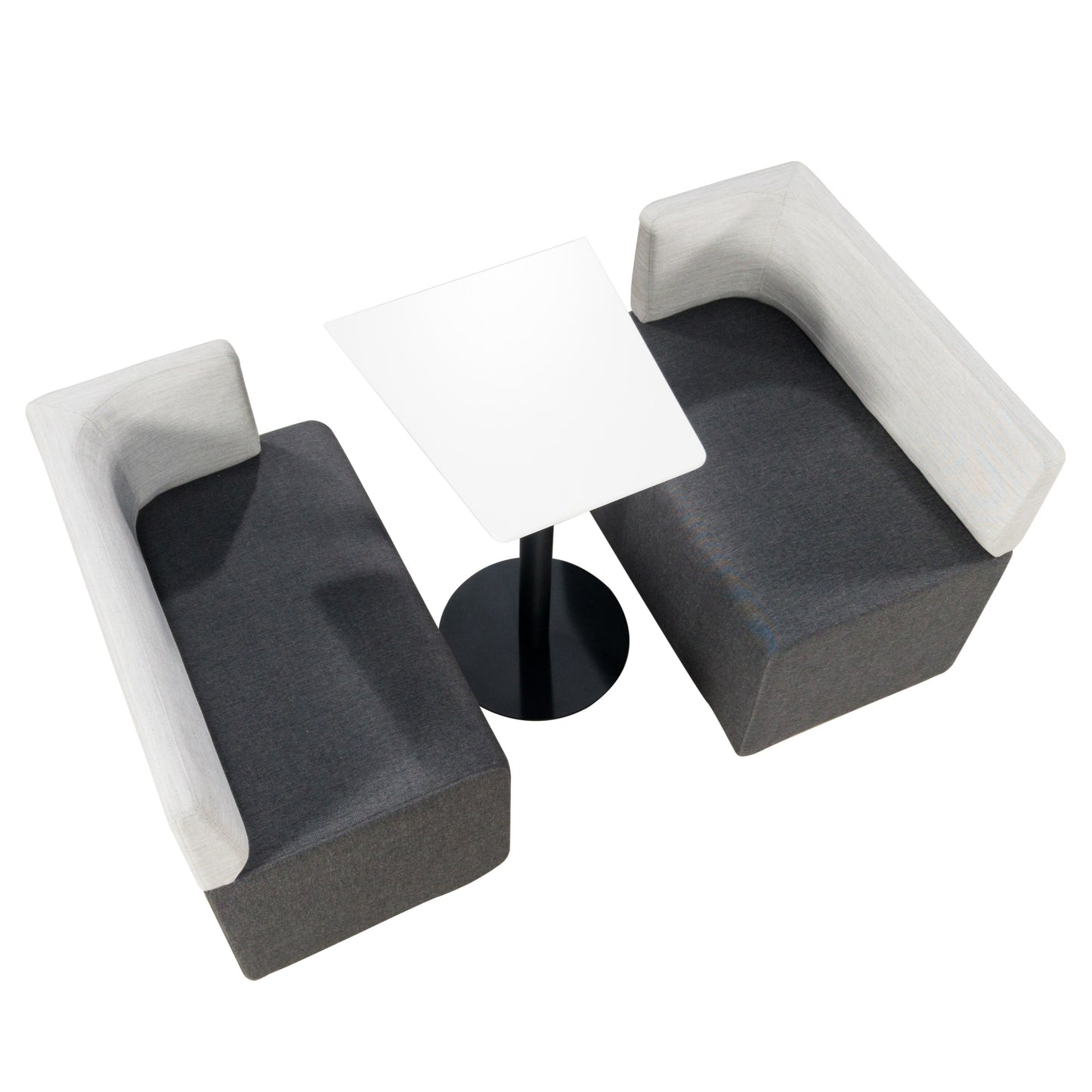 Double 2 Person Sofa Set with Table