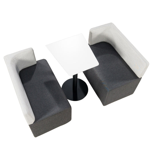 Double 2 Person Sofa Set with Table